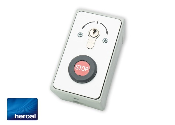 Schlüsselschalter "Heroal" mit Stop-Taste